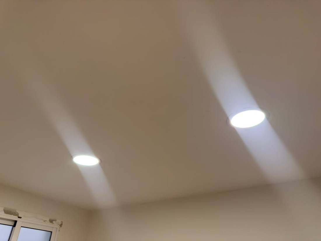 Iluminación empotrada tras la reforma